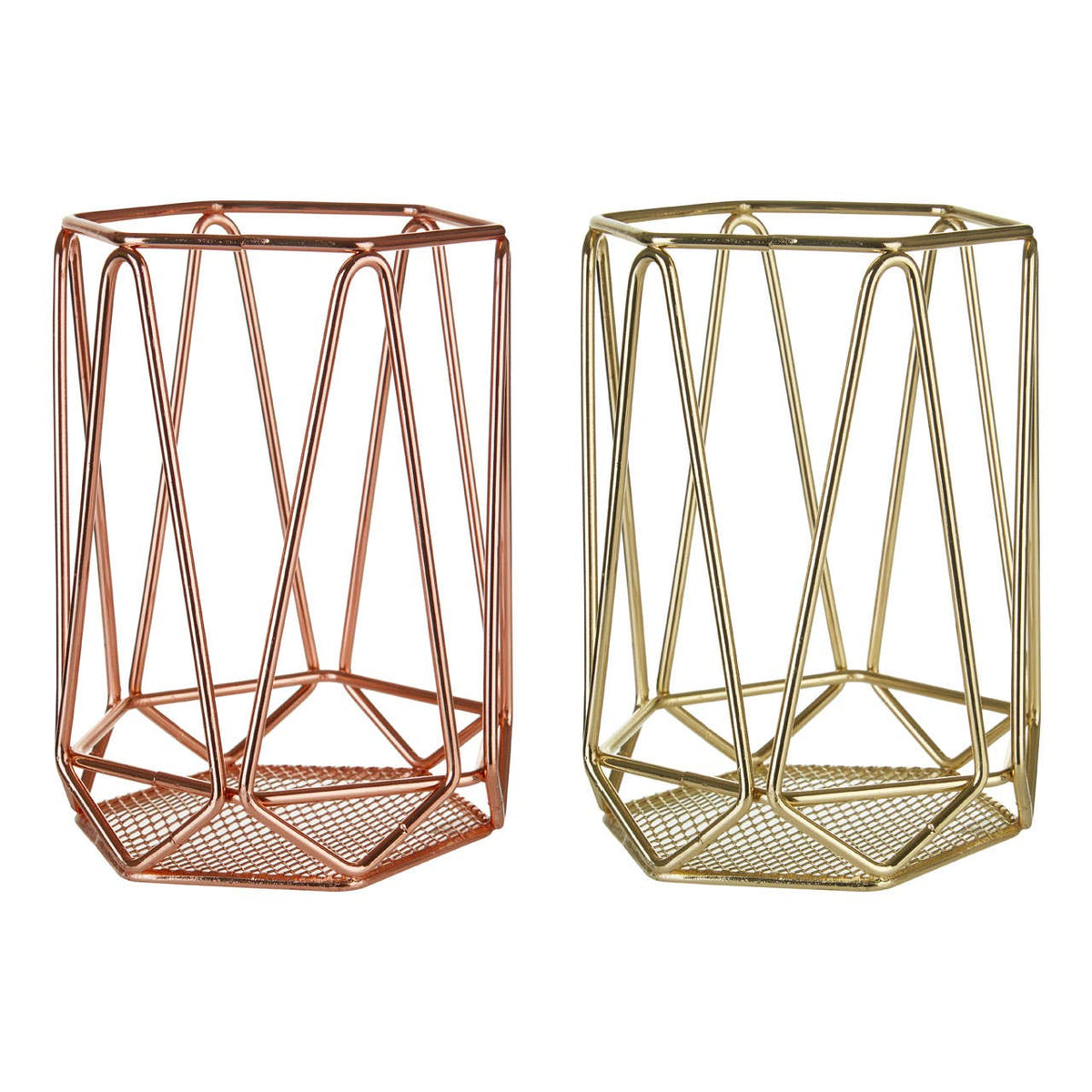 Vertex Copper Finish Utensil Holder