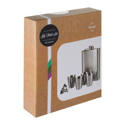 Auden Stainless Steel Hip Flask Set