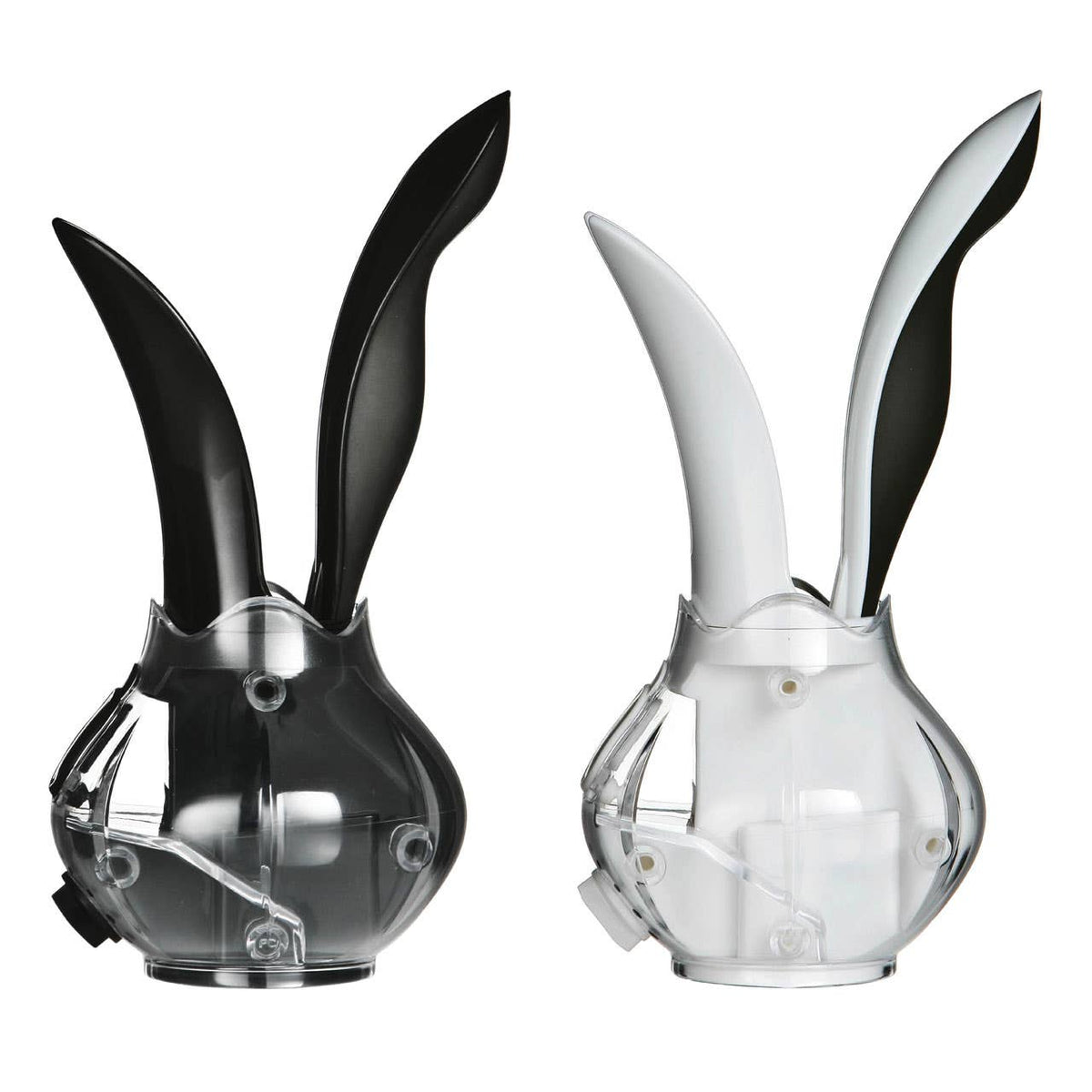 Squeeze White/Clear Salt And Pepper Mill