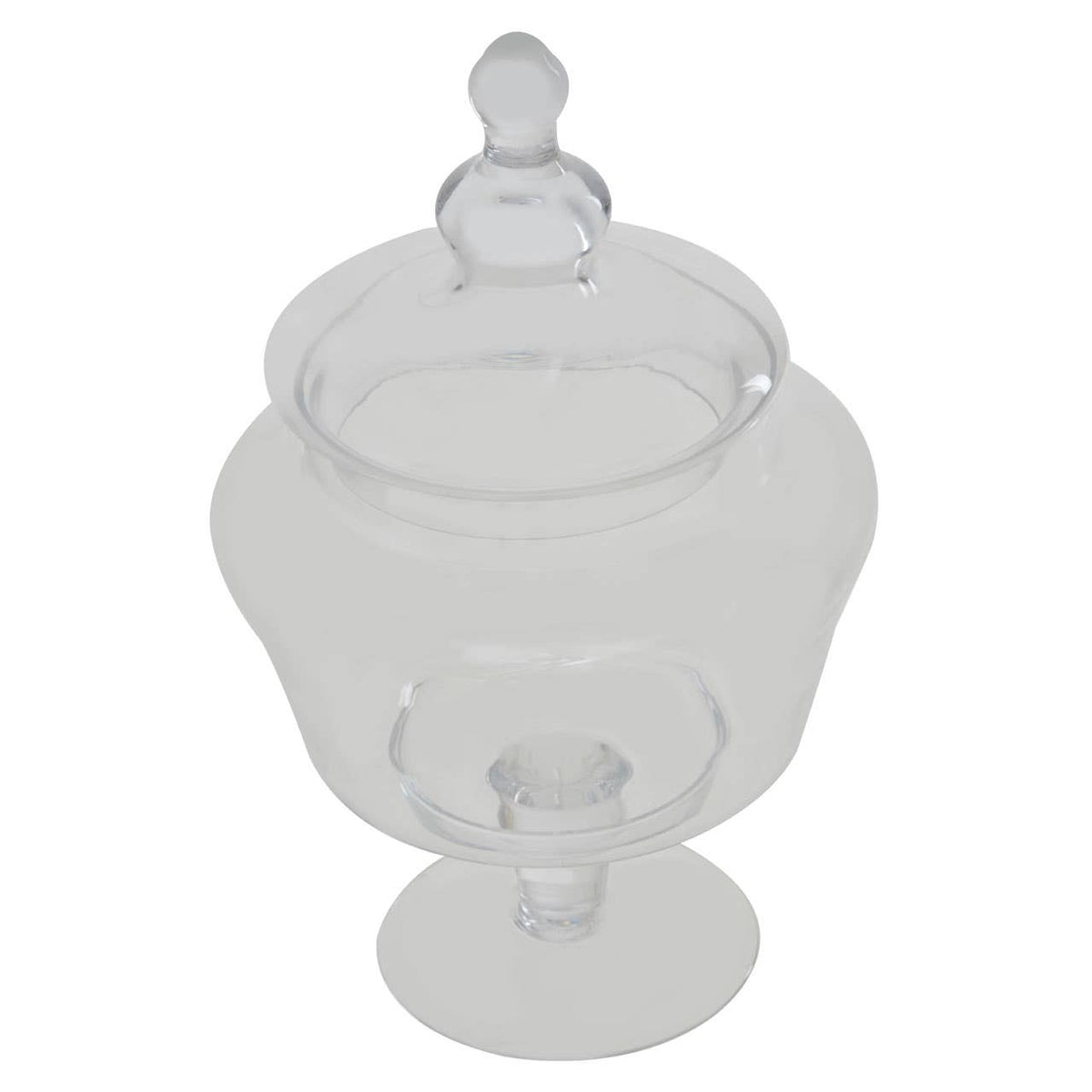 Olivia Clear Glass Candy Large Storage Jar