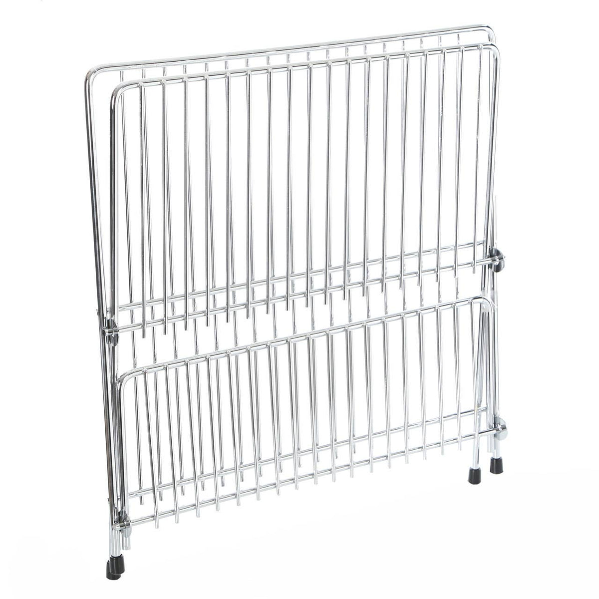 Laurie Small Chrome Folding Dish Drainer