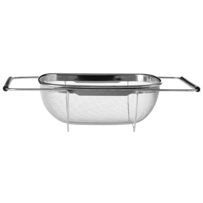 Zenigo Over Sink Drainer with Extendable Black Handles