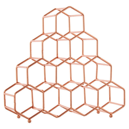 Vertex 10 Bottle Copper Plated Spice Rack
