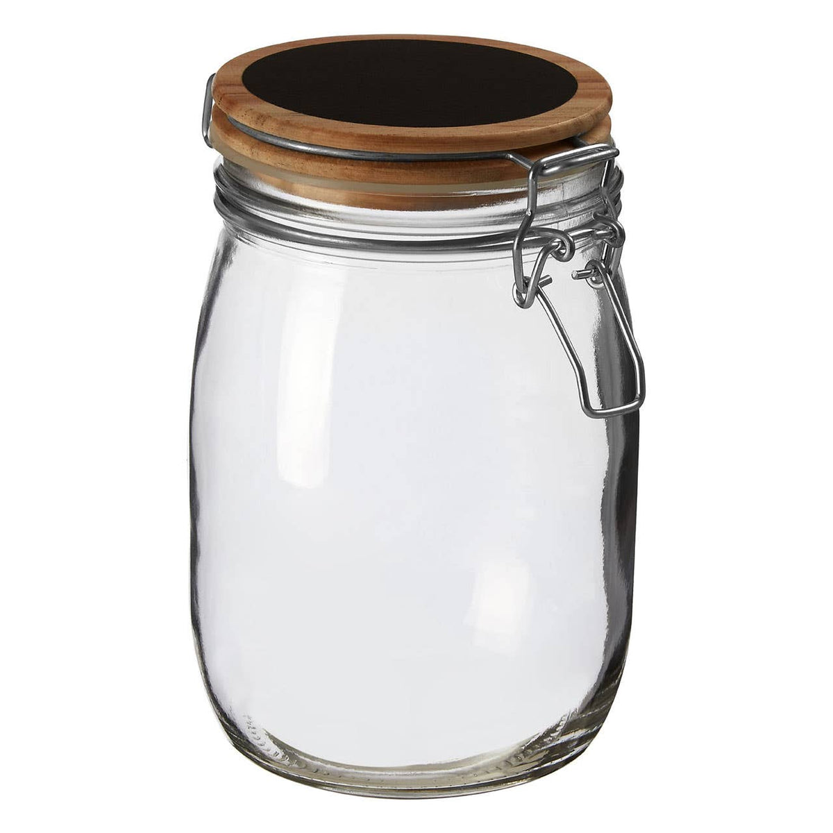 Appert Medium Storage Jar with Pine Wood Lid