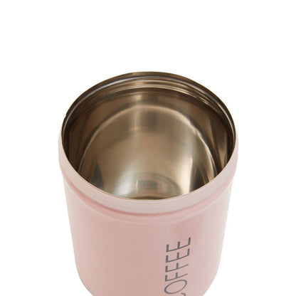 Liberty Pink Enamel Coffee Canister