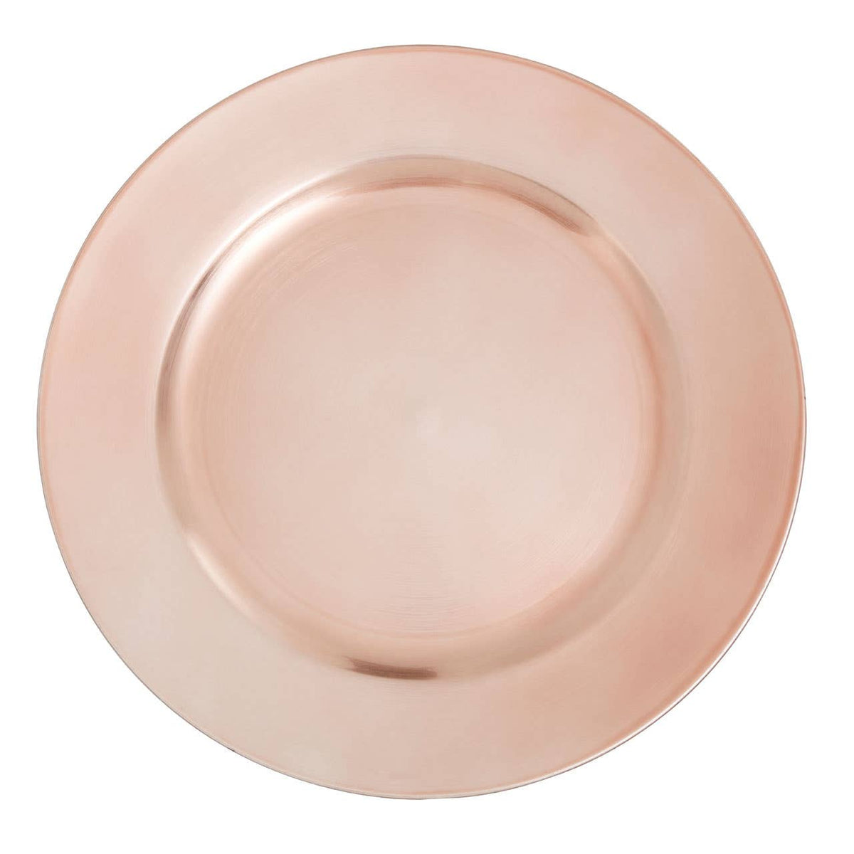 Dia Rose Gold Flat Style Charger Plate