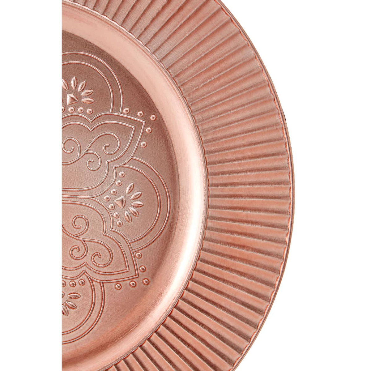 Redbud Rose Gold Charger Plate