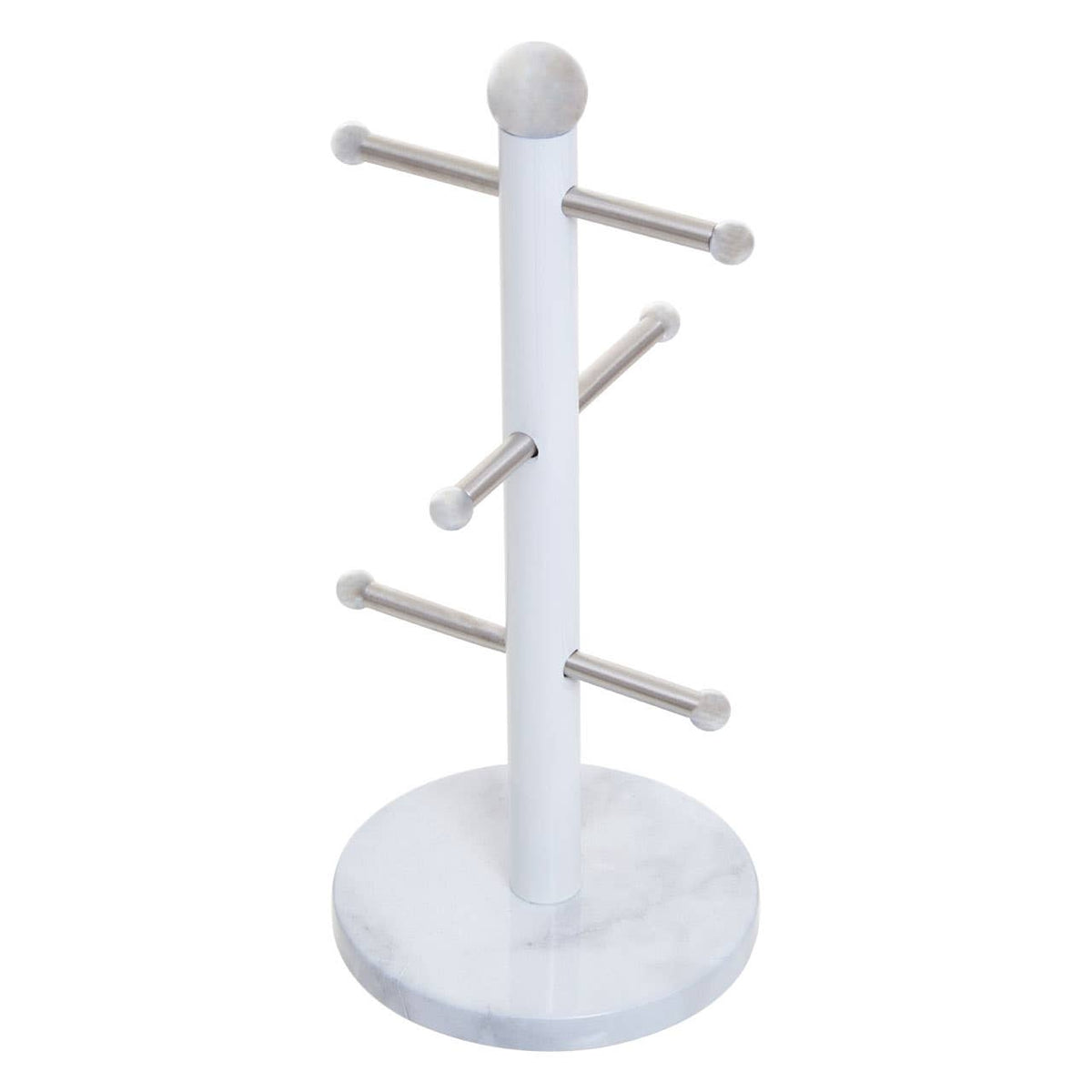 Easton Marble Effet and Silver Mug Tree