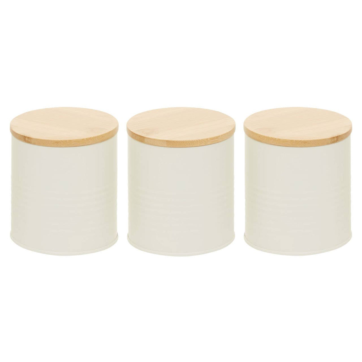 Set Of Three Alton Cream Cannisters