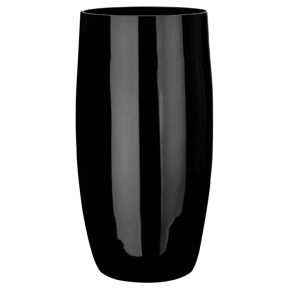 Set Of Four Hi Ball Black Glasses