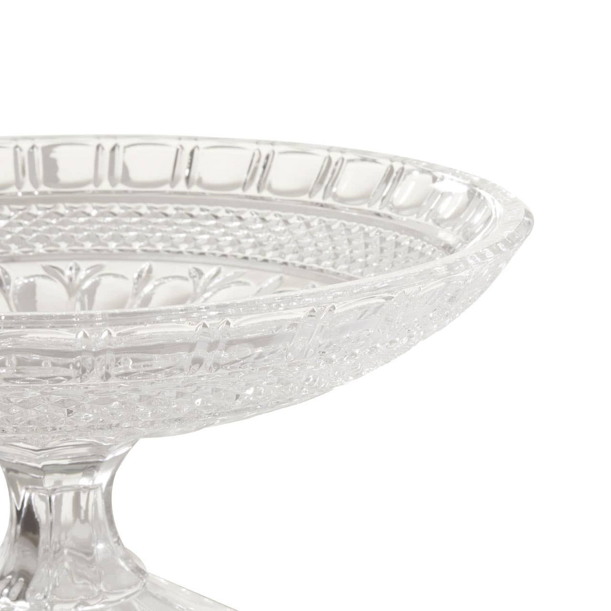 Savita Pedestal Glass Fruit Bowl