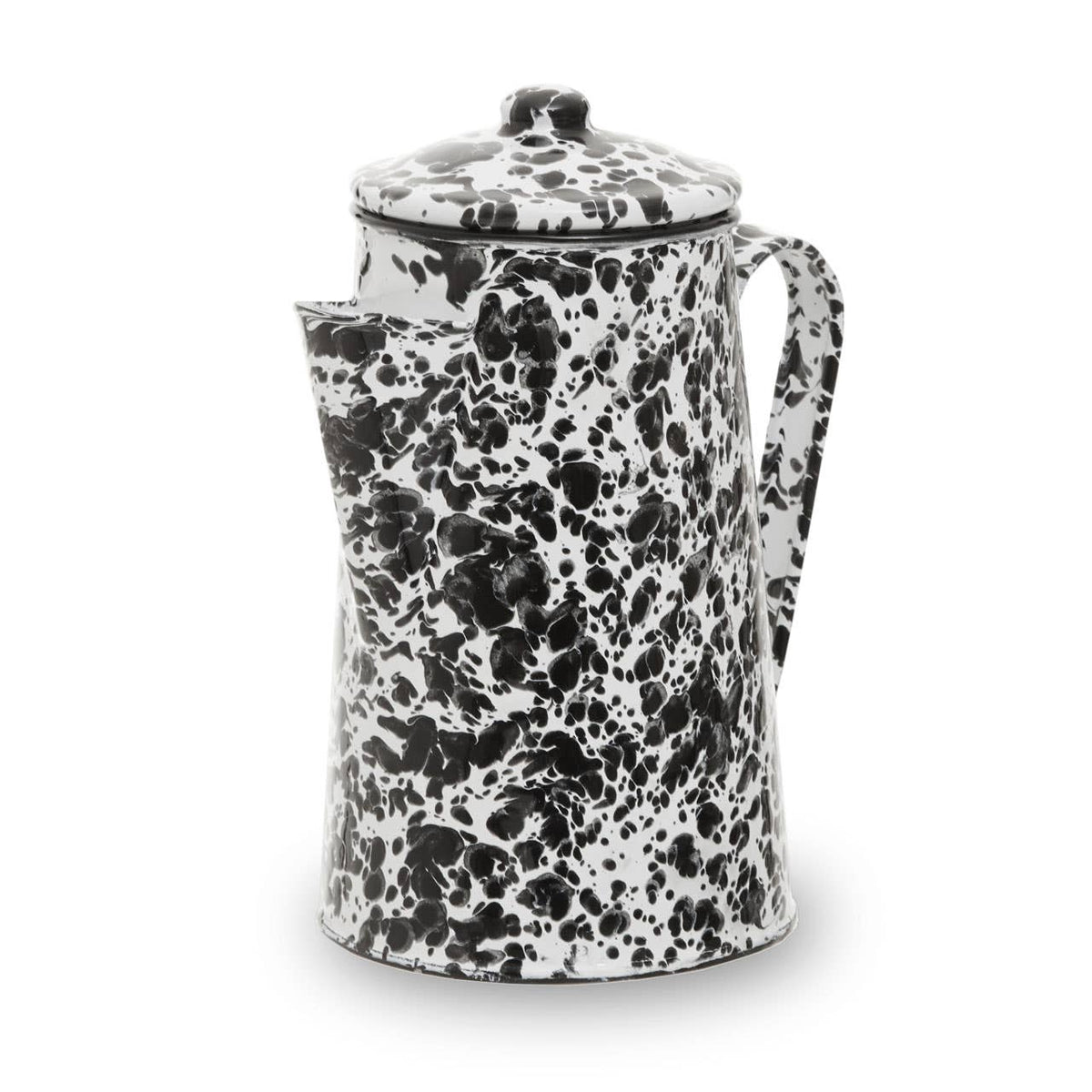 Hygge Black And White Patterned Coffee Pot