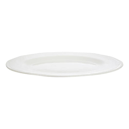 Quinn Large Embossed White Plate