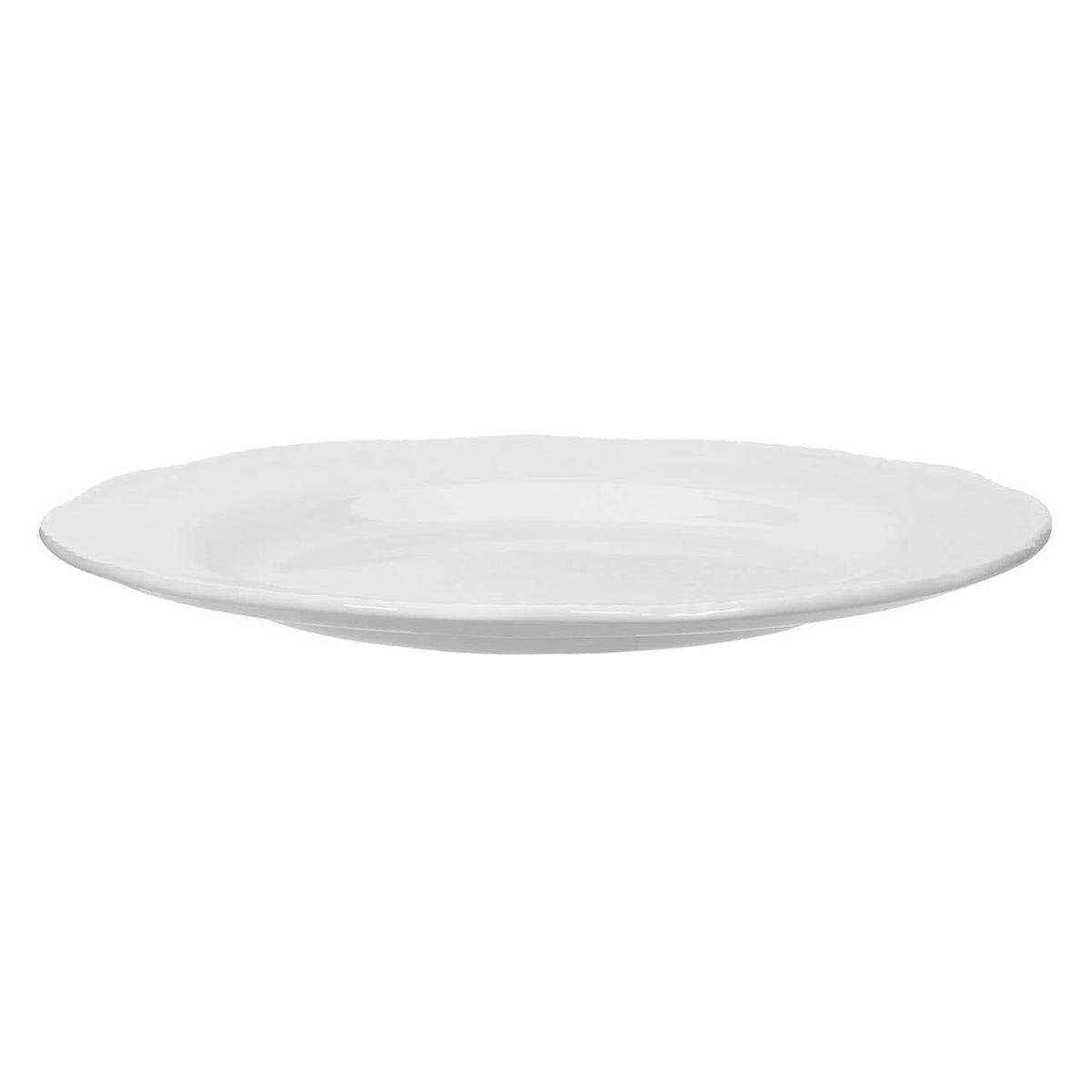 Quinn Small Embossed White Plate