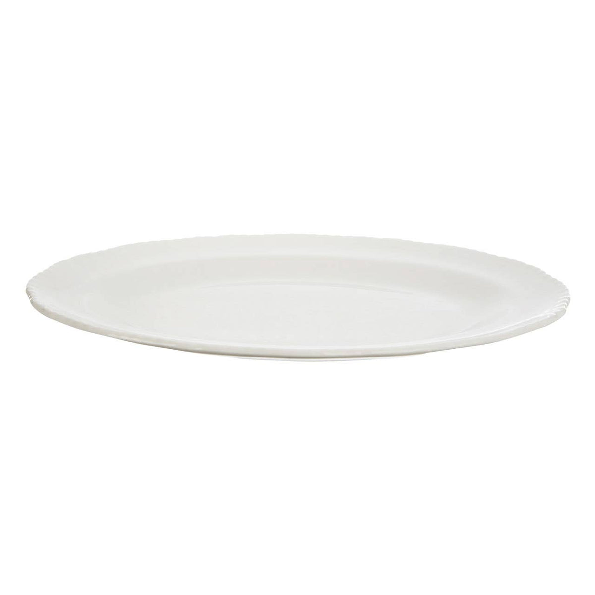 Quinn Embossed White Platter