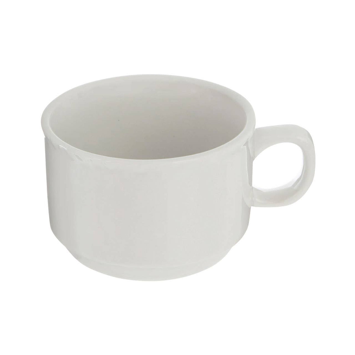 Quinn Embossed White Cup