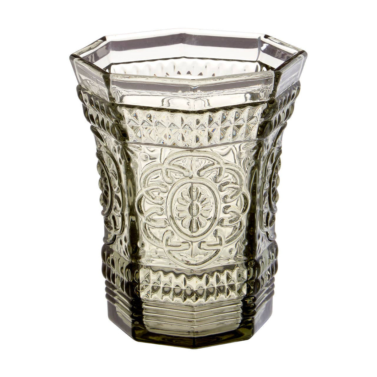 Baroque Smoked Glass Tumbler
