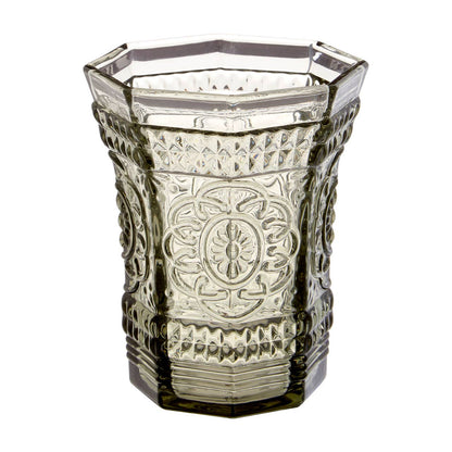 Baroque Smoked Glass Tumbler