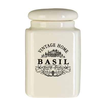 Vintage Home Set of Six Cream Spice Jars
