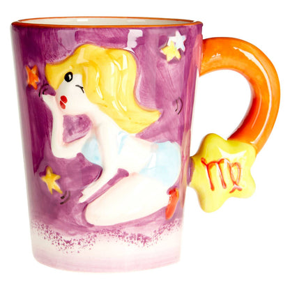 4 Assorted Star Sign Mugs