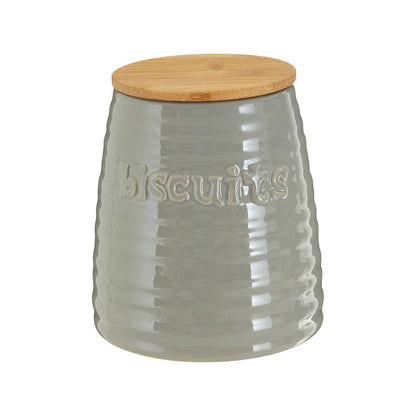 Winnie Grey Dolomite Biscuit Canister