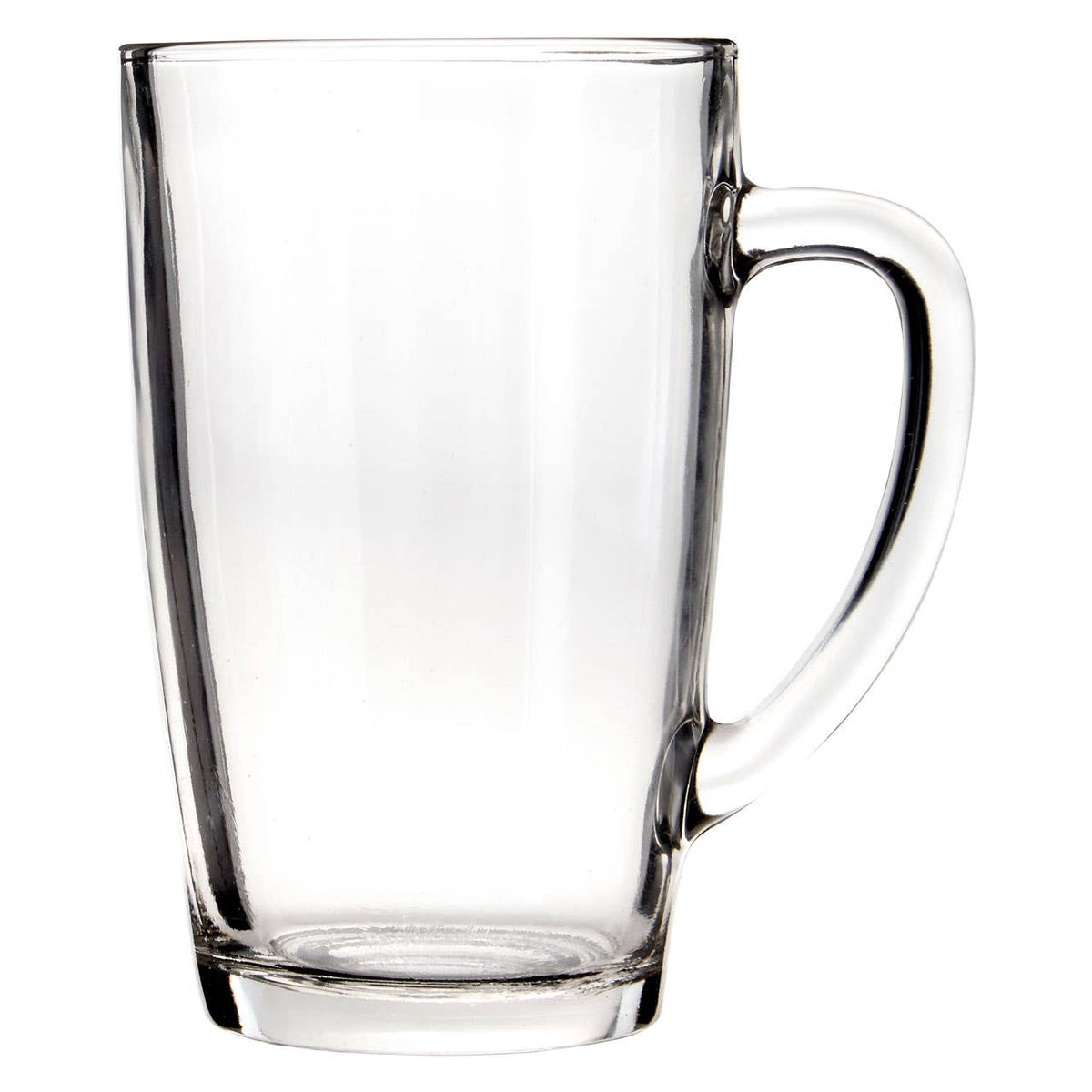 Euri Clear Tall Glass Mugs Set Of 4