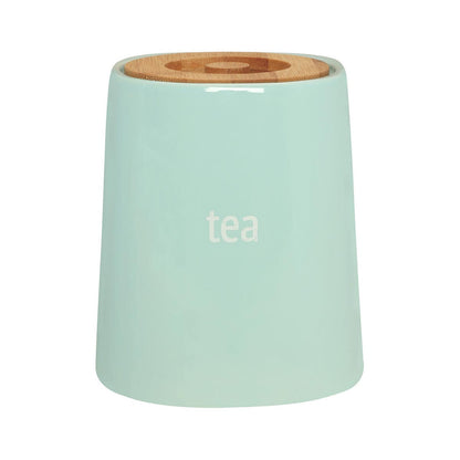 Fletcher Blue Ceramic Tea Canister