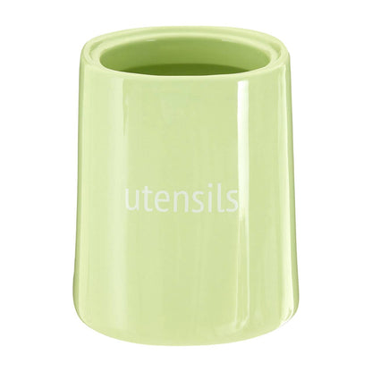 Fletcher Green Ceramic Utensil Holder