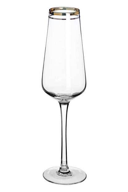 Set Of Four Charleston Champagne Glasses