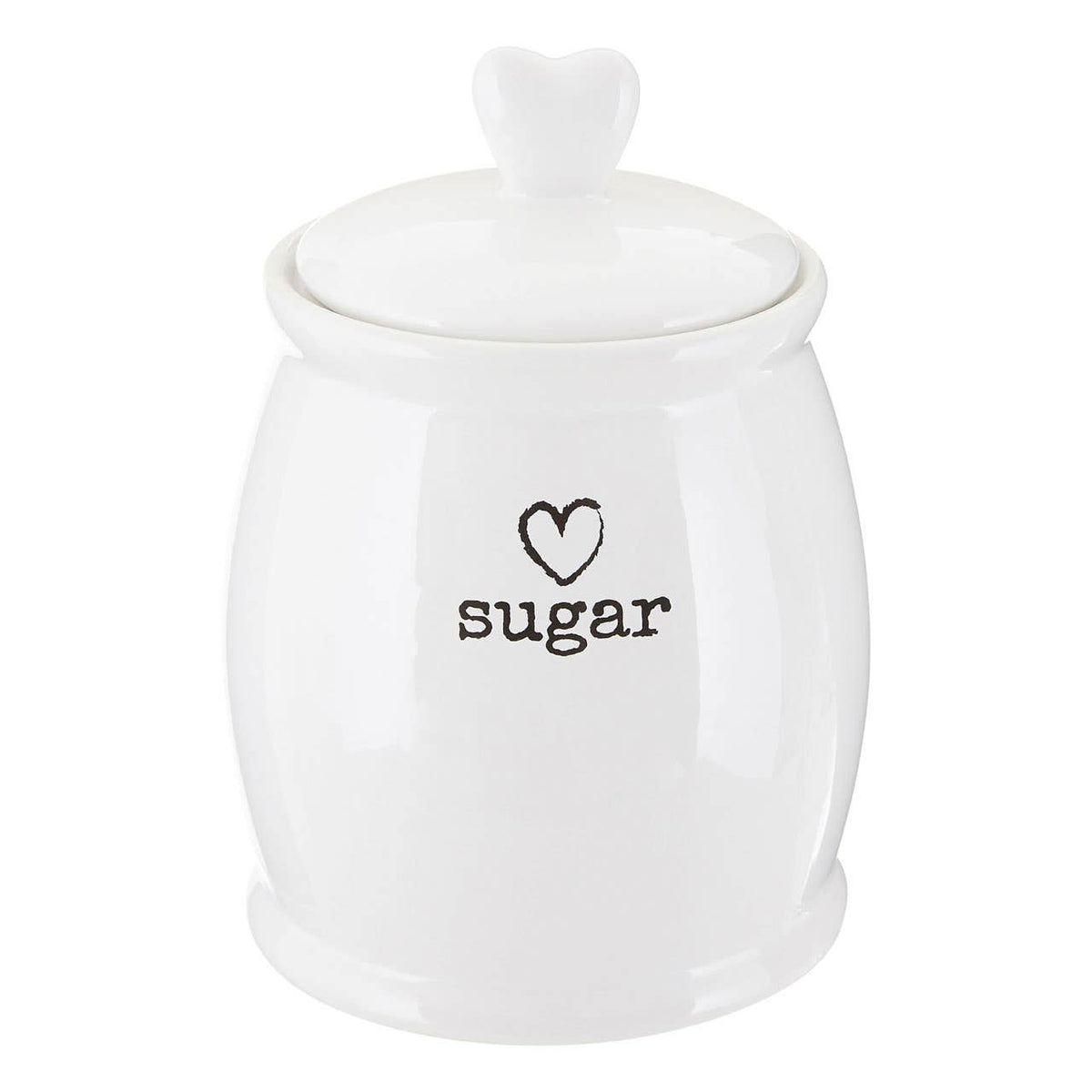 Charm White Dolomite Sugar Canister