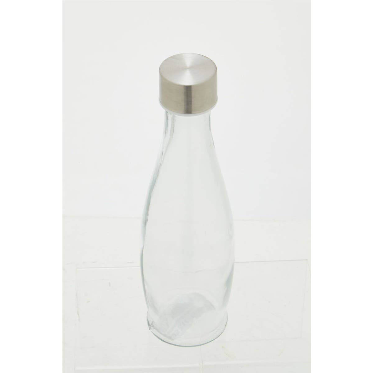 Dayla Clear Glass 550ml Bottle With Metal Lid