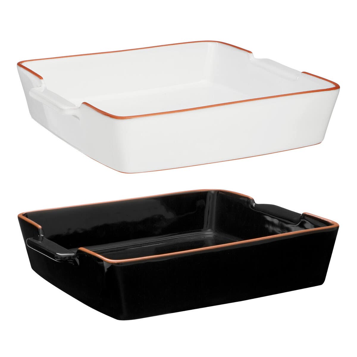 Calisto Terracotta Black Glazed Oven to Table Dish