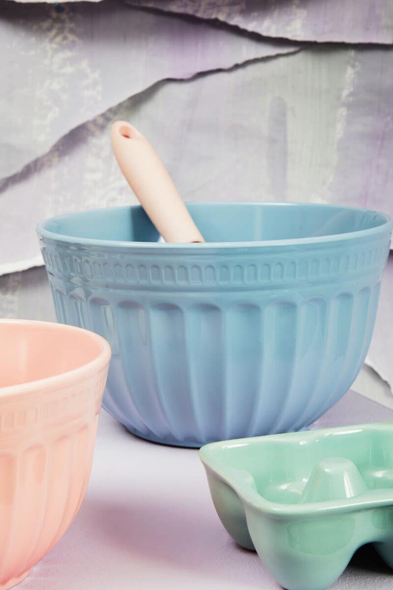 Emani Turquoise Ceramic 6 Egg Holder Tray