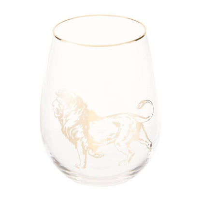 Nomi Gold Lion Curved Tumbler