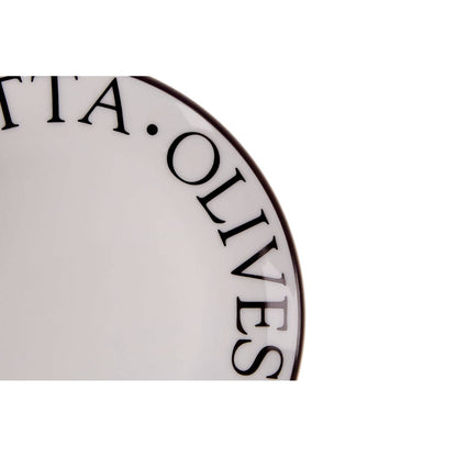 Noir Set Of Four Antipasti Plates