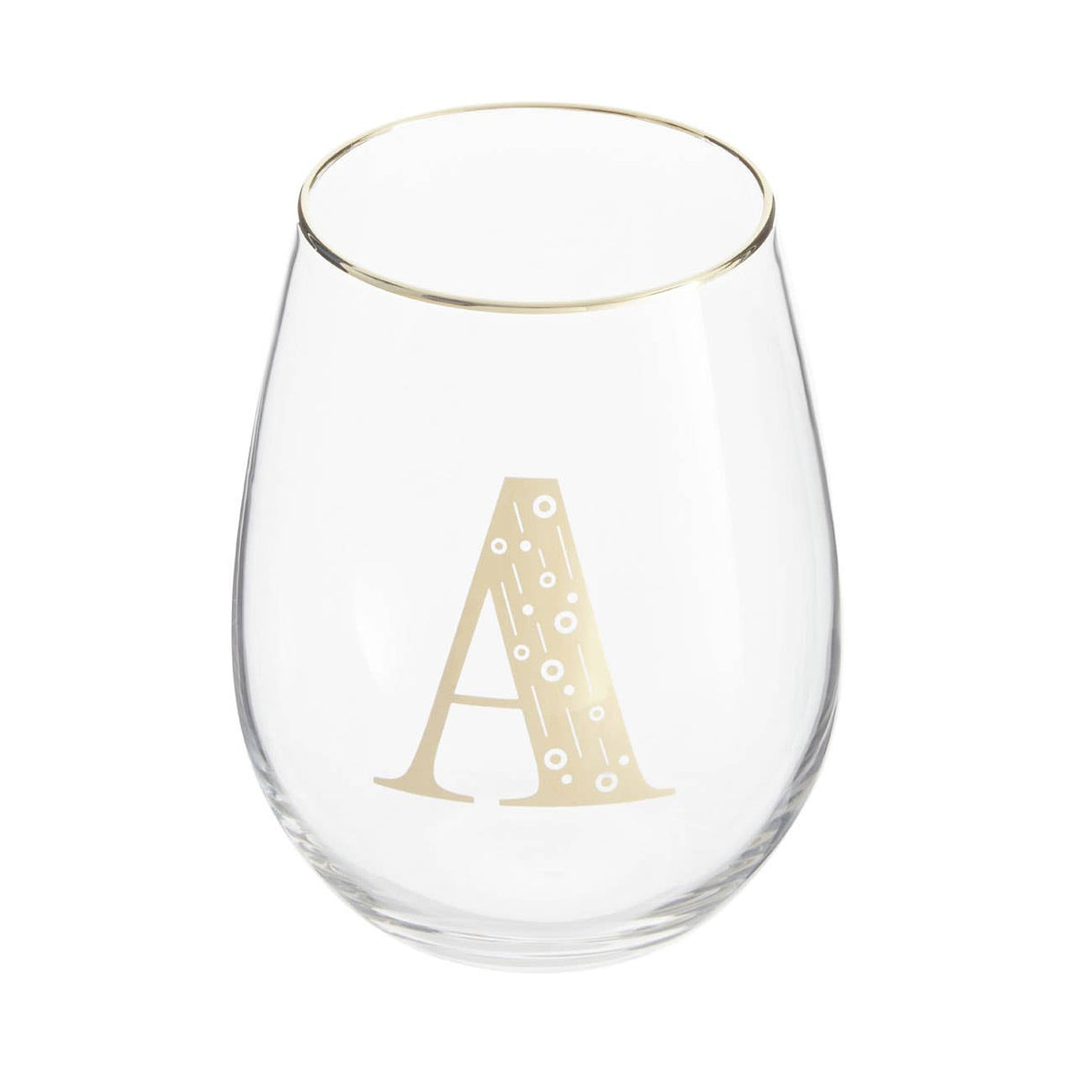 Claro Letter A Curved Tumbler