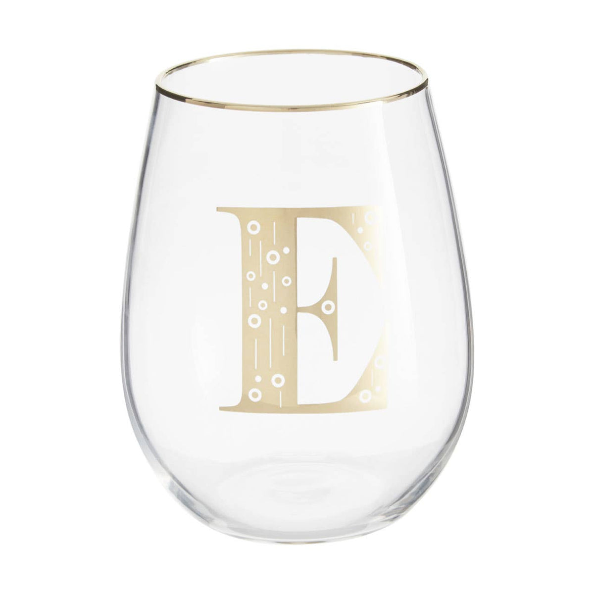 Claro Letter E  Curved Tumbler