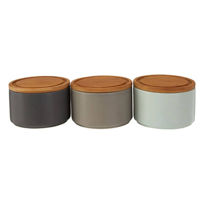 Fenwick Set of Three Stacking Canisters