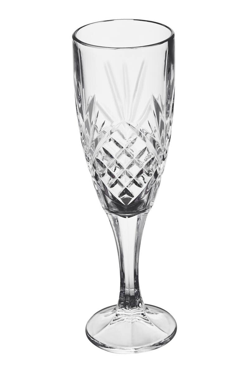 Beaufort Set of 4 Crystal  Champagne Glasses
