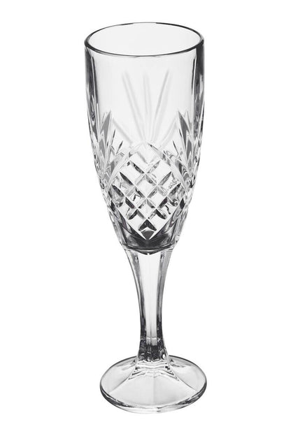 Beaufort Set of 4 Crystal  Champagne Glasses