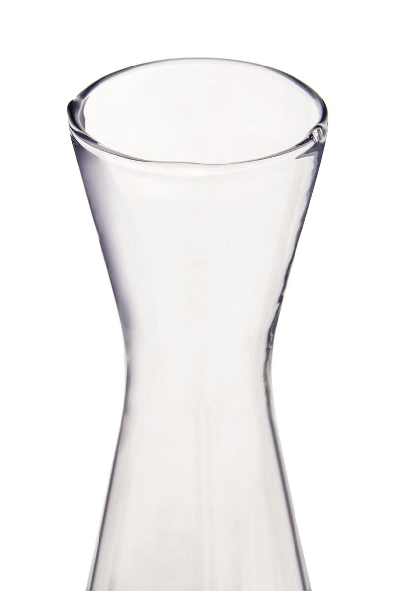 Ambra Clear Glass Carafe.