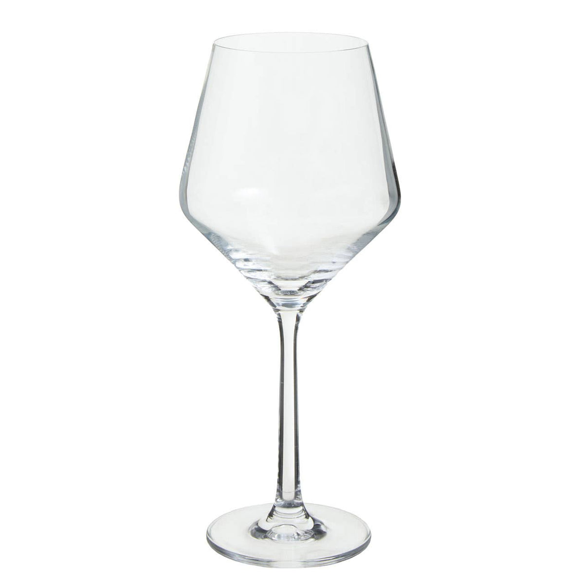 Ada Set Of 4 Crystal Burgundy Glasses