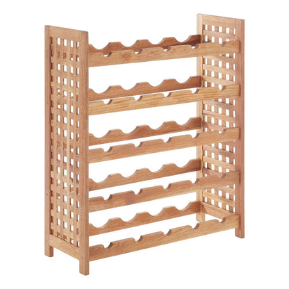Arla 25 Bottle Wooden Wine Rack