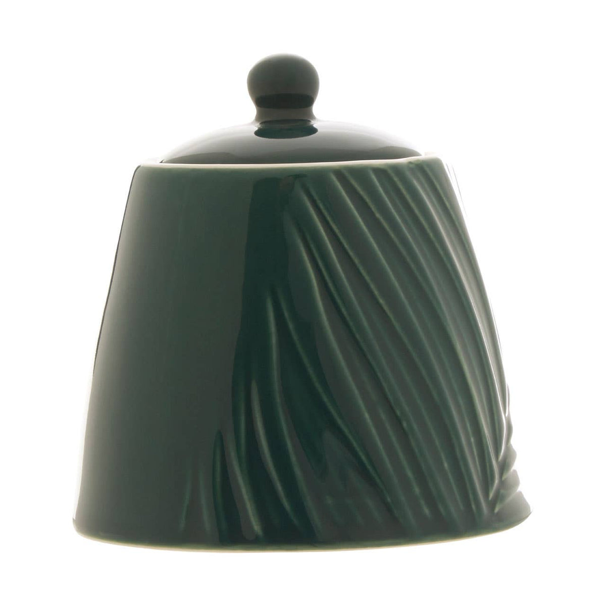 Bali Dark Green Sugar Pot