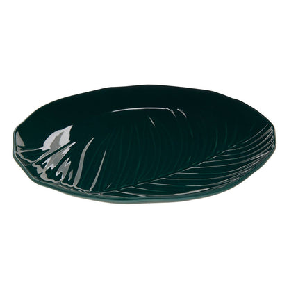 Bali Dark Green Dinner Plate