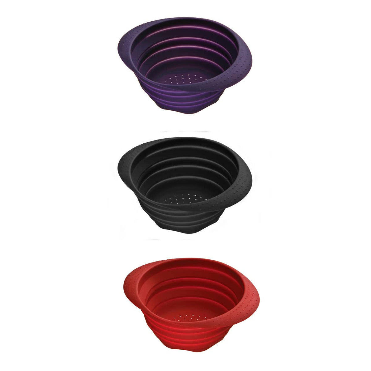 Zing Purple Collapsible Colander