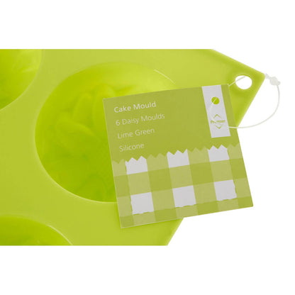 Hallie 6 Daisy Lime Green Cake Mould