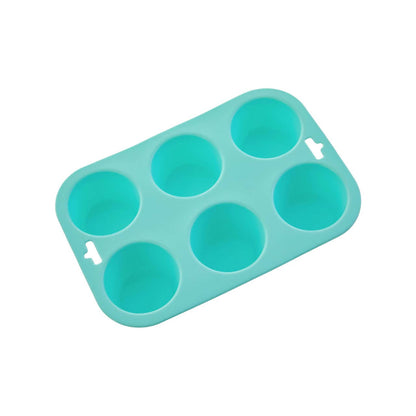Zing Pastel Green 6 Cup Muffin Mould