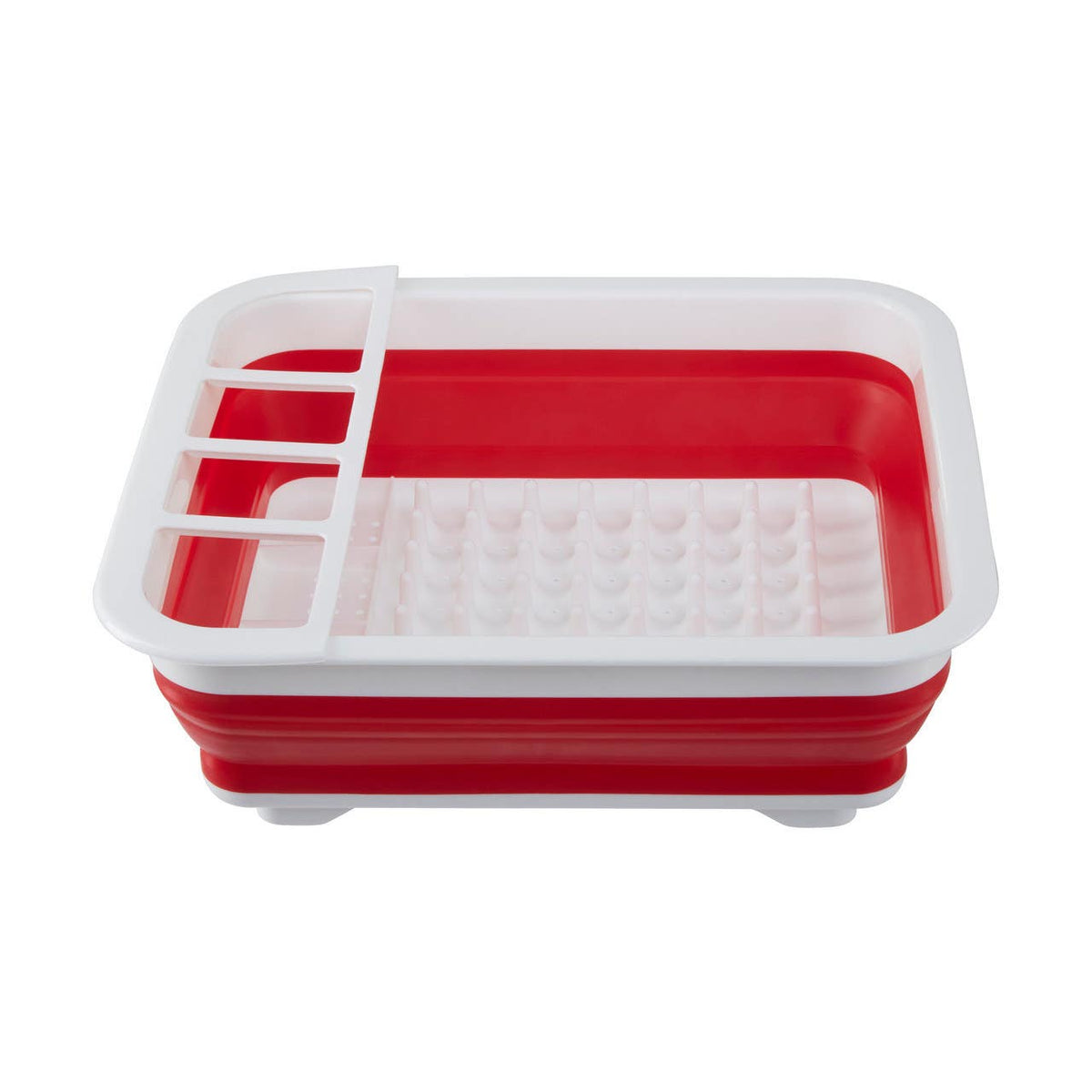 Umbria Collapsible Dish Rack - Red White