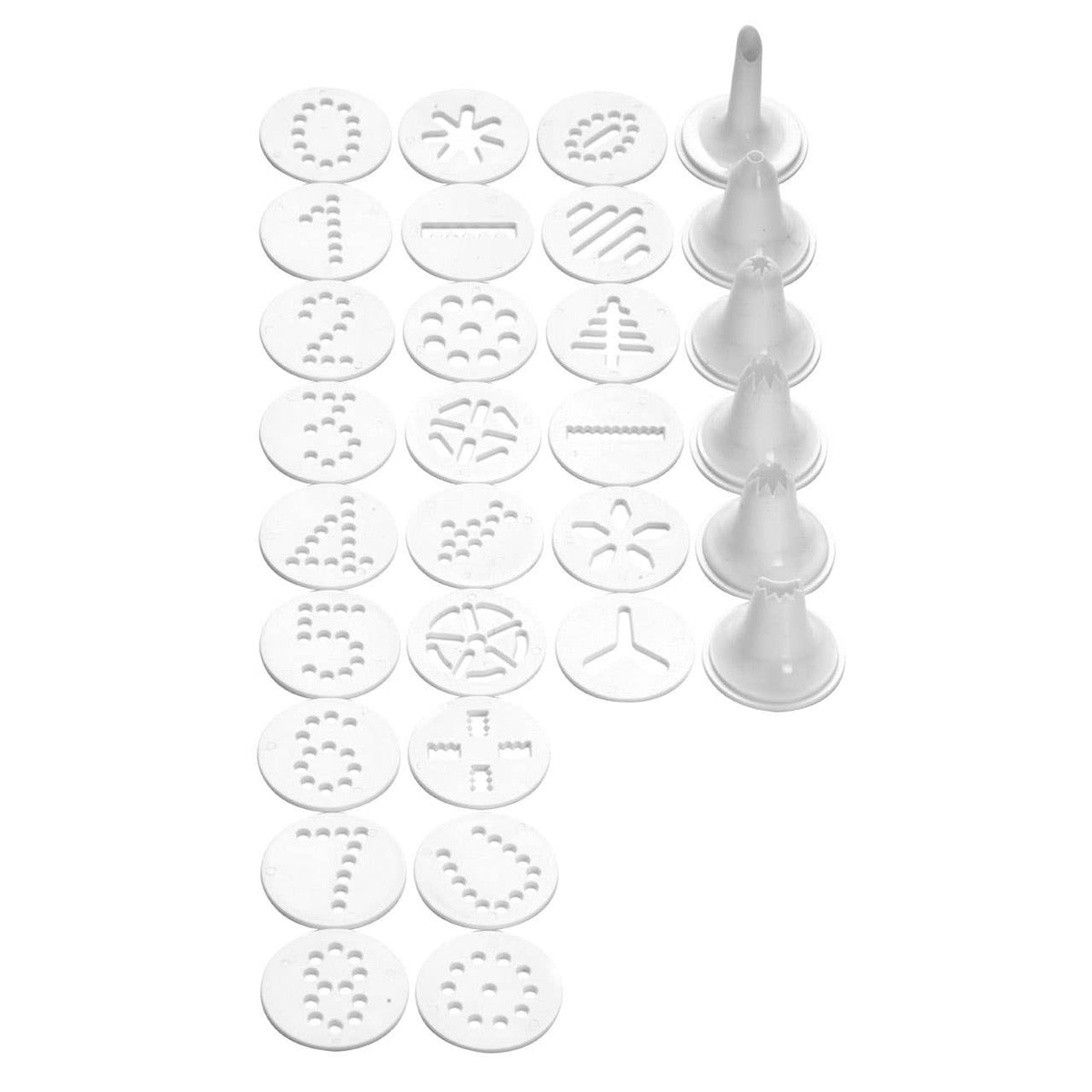 Hallie 24 Piece Icing Templates Decorating Set